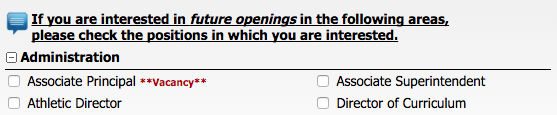 Position Desired Means - Academic